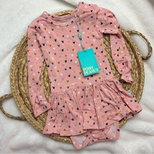 NWT 12/18m Pink Heart Posh Peanut Twirl
